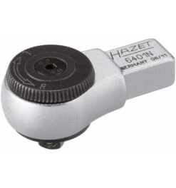 Hazet Einsteck-Umschaltknarre, Einsteck-Vierkant 9 X 12 Mm, Vierkant Massiv 6,3 Mm (1/4"), Art.Nr. 6401N