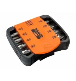 Bahco 1/4" Bitsatz Für Schlitz-, Phillips-, Pozidriv- Und Innensechskantschrauben 27 mm X 73 mm X 82 mm- 17-tlg.
