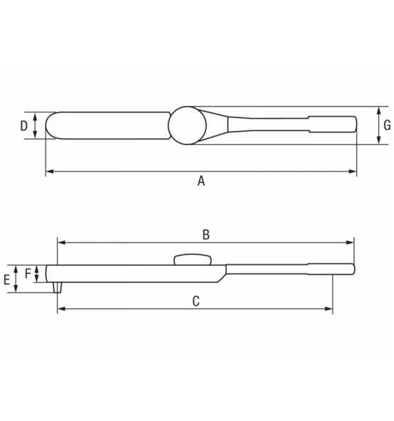 Bahco Mechanischer Drehmomentschlüssel Mit Messuhr, Vierkantantrieb Und Kunststoffgriff, Art.Nr. 7454-240 5 Bahco Mechanischer Drehmomentschlüssel Mit Messuhr, Vierkantantrieb Und Kunststoffgriff, Art.Nr. 7454-240 – Bild 3
