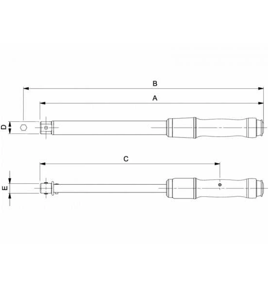 Bahco Mechanischer Klick-Drehmomentschlüssel 40 - 200 Nm, Verstellbar, Mit Fensterskala & Rechteckiger 14x18 Werkzeugaufnahme 5 Bahco Mechanischer Klick-Drehmomentschlüssel 40 - 200 Nm, Verstellbar, Mit Fensterskala & Rechteckiger 14x18 Werkzeugaufnahme – Bild 3