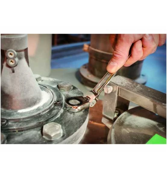 Bahco 7/8" Knarren-Ring-Maulschlüssel Mit Gelenkkopf, Verchromt, 274 mm 4 Bahco 7/8" Knarren-Ring-Maulschlüssel Mit Gelenkkopf, Verchromt, 274 mm – Bild 2