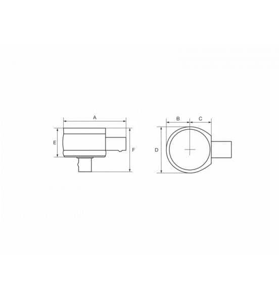 Bahco Runder Ratschenkopf Mit Rechteckstecker, 14x18 Mm, Gesamtlänge 70 Mmm 3/4" 4 Bahco Runder Ratschenkopf Mit Rechteckstecker, 14x18 Mm, Gesamtlänge 70 Mmm 3/4" – Bild 2