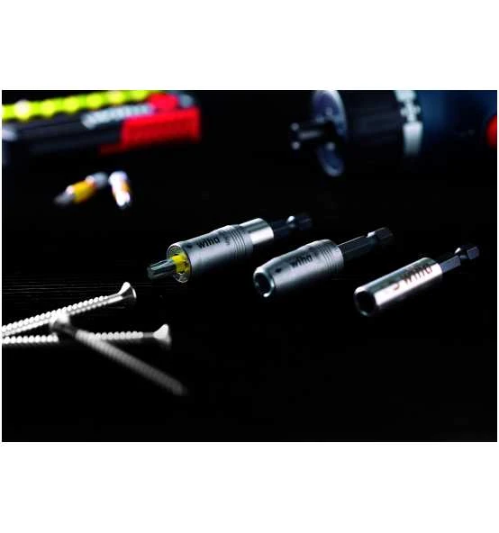 Wiha Bithalter CentroFix Force Mechanisch Verriegelbar 1/4", Magnetisch In Box (39133) 4 Wiha Bithalter CentroFix Force Mechanisch Verriegelbar 1/4", Magnetisch In Box (39133) – Bild 2