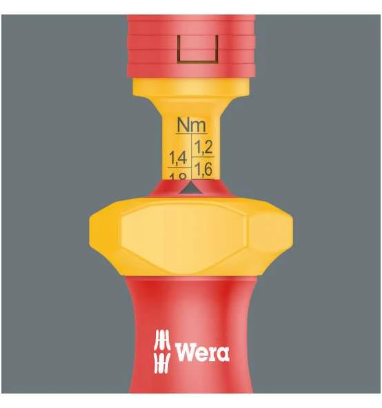 Wera Serie 7400 VDE Kraftform Einstellbare Drehmoment-Handhalter (0,3-3,5 Nm), 7444 VDE X 1,7-3,5 Nm 7 Wera Serie 7400 VDE Kraftform Einstellbare Drehmoment-Handhalter (0,3-3,5 Nm), 7444 VDE X 1,7-3,5 Nm – Bild 5