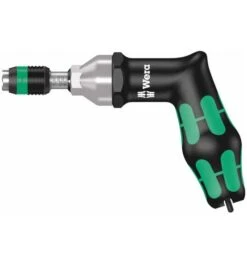 Wera Serie 7400 Kraftform Pistolengriff, Einstellbare Drehmomentschraubendreher (25,0-55,0 In. Lbs.) Mit Rapidaptor Schnellwechselfutter, 7447x25-55in