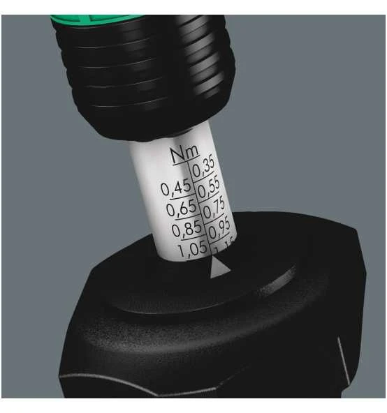 Wera Serie 7400 Kraftform Einstellbare Drehmomentschraubendreher (0,1-3,0 Nm) Mit Rapidaptor Schnellwechselfutter, 7430 X 0,10-0,34 Nm 7 Wera Serie 7400 Kraftform Einstellbare Drehmomentschraubendreher (0,1-3,0 Nm) Mit Rapidaptor Schnellwechselfutter, 7430 X 0,10-0,34 Nm – Bild 5