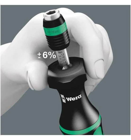 Wera Serie 7400 Kraftform Einstellbare Drehmomentschraubendreher (0,1-3,0 Nm) Mit Rapidaptor Schnellwechselfutter, 7430 X 0,10-0,34 Nm 9 Wera Serie 7400 Kraftform Einstellbare Drehmomentschraubendreher (0,1-3,0 Nm) Mit Rapidaptor Schnellwechselfutter, 7430 X 0,10-0,34 Nm – Bild 7