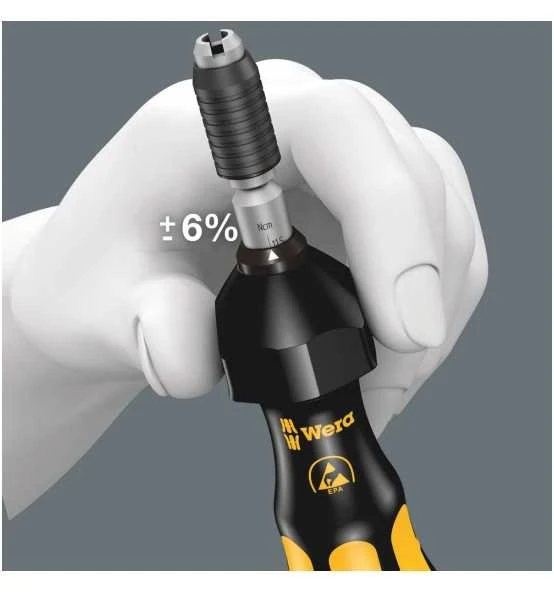 Wera Serie 7400 Kraftform ESD Einstellbare Drehmomentschraubendreher (0,1-1,0 Nm) Mit Schnellwechselfutter, 7435 ESD X 0,10-0,34 Nm 9 Wera Serie 7400 Kraftform ESD Einstellbare Drehmomentschraubendreher (0,1-1,0 Nm) Mit Schnellwechselfutter, 7435 ESD X 0,10-0,34 Nm – Bild 7