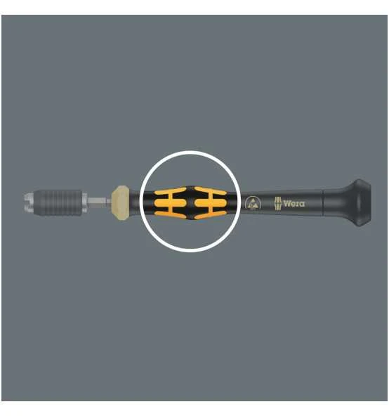 Wera 1460 ESD Kraftform Micro Voreingestellte, Einstellbare Drehmomentschraubendreher (0,02-0,11 Nm) Mit Schnellwechselfutter, 1460 ESD X 0,035 Nm 8 Wera 1460 ESD Kraftform Micro Voreingestellte, Einstellbare Drehmomentschraubendreher (0,02-0,11 Nm) Mit Schnellwechselfutter, 1460 ESD X 0,035 Nm – Bild 6