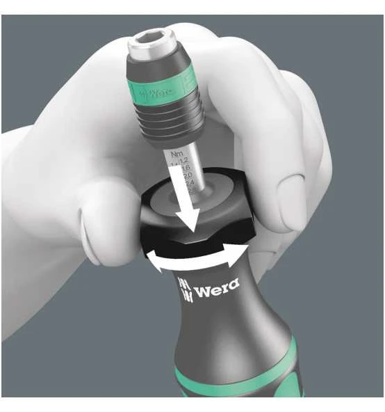 Wera Serie 7400 Kraftform Einstellbare Drehmomentschraubendreher (0,1-3,0 Nm) Mit Rapidaptor Schnellwechselfutter, 7430 X 0,10-0,34 Nm 6 Wera Serie 7400 Kraftform Einstellbare Drehmomentschraubendreher (0,1-3,0 Nm) Mit Rapidaptor Schnellwechselfutter, 7430 X 0,10-0,34 Nm – Bild 4