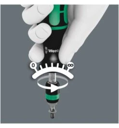 Wera Serie 7400 Kraftform Einstellbare Drehmomentschraubendreher (0,1-3,0 Nm) Mit Rapidaptor Schnellwechselfutter, 7440 X 0,3-1,2 Nm -Werabahco Verkaufe bitaufnahme 809582 czm 3