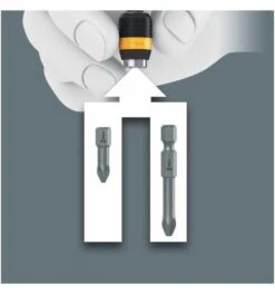 Wera 7400 ESD Pre-set, 105 Mm, 7460 ESD X 0,3 Nm X 0,3-1,2 Nm -Werabahco Verkaufe bitaufnahme 809626 czm 2