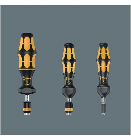 Wera Serie 7400 Kraftform ESD Einstellbare Drehmomentschraubendreher (2,5-29,0 In.lbs.) Mit Rapidaptor Schnellwechselfutter, 7446 ESD X 11-29 In. Lbs. 4 Wera Serie 7400 Kraftform ESD Einstellbare Drehmomentschraubendreher (2,5-29,0 In.lbs.) Mit Rapidaptor Schnellwechselfutter, 7446 ESD X 11-29 In. Lbs. – Bild 2