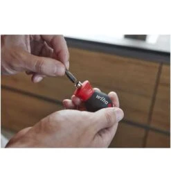 Wiha Schraubendreher Mit Bit Magazin Magnetisch Schlitz, Phillips Mit 6 Bits, Stubby, 1/4" (33736) -Werabahco Verkaufe bithalter 1277031 czm