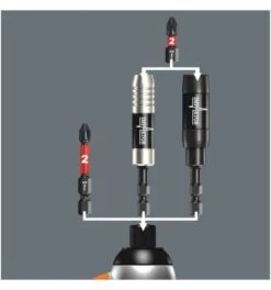 Wera 897/4 IMP R Impaktor Halter Mit Ringmagnet Und Sprengring, 1/4" X 75 Mm 13 Wera 897/4 IMP R Impaktor Halter Mit Ringmagnet Und Sprengring, 1/4" X 75 Mm -Werabahco Verkaufe bithalter 358344 czm 1