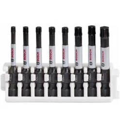 Bosch Schrauberbit-Set Impact Control, 8-tlg., 1 X T15, T40, 2x T20, T25, T30, 50 Mm