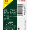 Bosch Mini-X-Line-Schrauberbit-Set, 25-tlg. -Werabahco Verkaufe bosch bit satz 1473107 czm