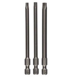 Bosch Schrauberbit-Set Extra-Hart, 3-tlg., T20, T25, T30, 89 Mm