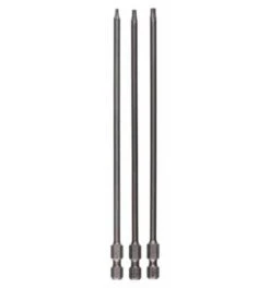 Bosch Schrauberbit-Set Extra-Hart, 3-tlg., T8, T10, T15, 152 Mm