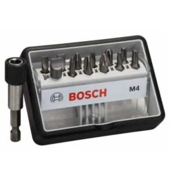 Bosch Schrauberbit-Set Robust Line M Extra-Hart, 12+1-tlg., 25 Mm, PH, PZ, Torx, LS