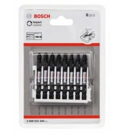 Bosch Doppelklingen Schrauberbit-Set Impact Control, 8-tlg., Diverse, 65 Mm (PH, PZ, SL, T) -Werabahco Verkaufe doppel bits metrisch 329790 czm