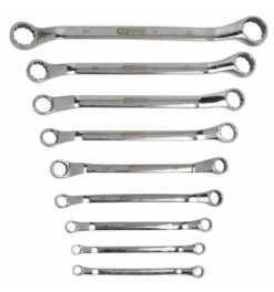 KS Tools EDELSTAHL Doppel-Ringschlüssel-Satz, Gekröpft, 9-tlg.