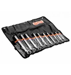 Bahco Satz Tiefgekröpfter Doppelringschlüssel - 10 Stk./Tasche