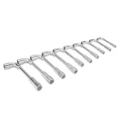 Bahco Metrischer, Gekröpfter Doppelsteckschlüssel-Satz, 6 x Sechskant-Dynamic-Drive-Profil - 10 Stück/Packung