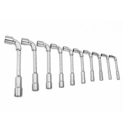 Bahco Metrischer, Gekröpfter Doppelsteckschlüssel-Satz Mit 12x6-Punkt-Dynamic-Drive-Profil - 11 Stück/Packung -Werabahco Verkaufe doppelsteckschluesselsatz 968460 czm