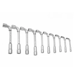 Bahco Metrischer, Gekröpfter Doppelsteckschlüssel-Satz, 6 x Sechskant-Dynamic-Drive-Profil - 10 Stück/Packung -Werabahco Verkaufe doppelsteckschluesselsatz 968530 czm