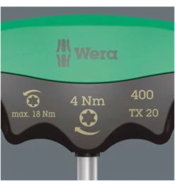Wera 400 TX Drehmomentindikator, TX 20 X 4,0 Nm -Werabahco Verkaufe drehmomentindikator 809672 czm