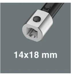 Wera 7780 Einsteck-Maulschlüssel, 14x18 Mm, 30 X 61 Mm -Werabahco Verkaufe einsteck maulschluessel 1254863 czm