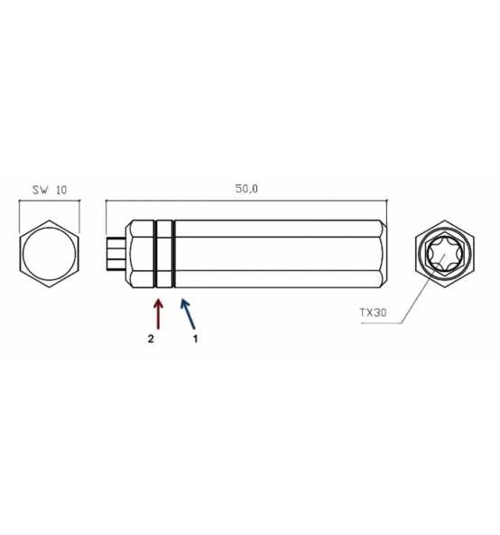 Eurotec EiSYS-2-TX30-Bit - 10 X 50 Mm 5 Eurotec EiSYS-2-TX30-Bit - 10 X 50 Mm – Bild 3