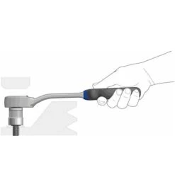 Gedore Umschaltknarre 1/2", Gekröpfter Stiel -Werabahco Verkaufe gedore knarren 1386638 czm