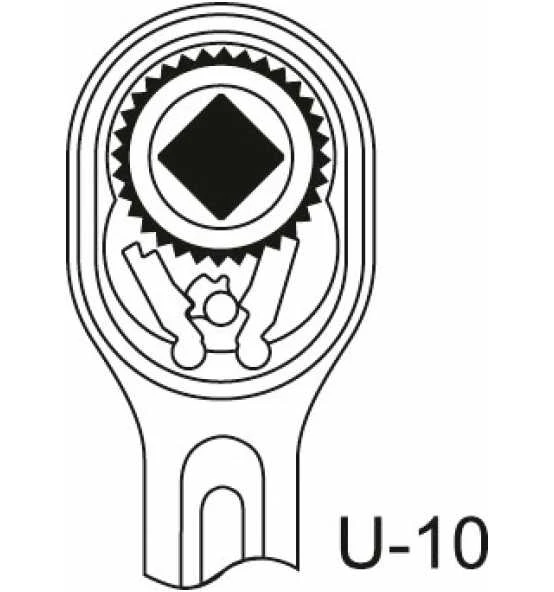 Gedore Hebel-Umschaltknarre 1"810 Mm 32Zähne 4 Gedore Hebel-Umschaltknarre 1"810 Mm 32Zähne – Bild 2