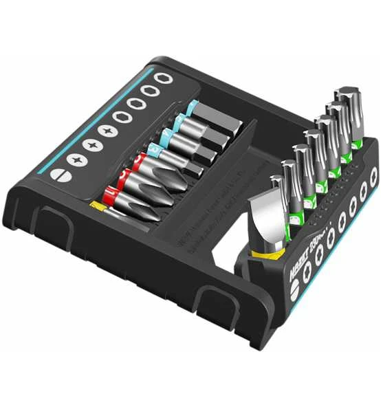 Hazet SmartHolder Mit 16 Bits, Kurz, Sechskant Massiv 6,3 (1/4"), Schlitz Profil, Kreuzschlitz Profil PH, Innen Sechskant Profil, Innen TORX Profil, 0 5 Hazet SmartHolder Mit 16 Bits, Kurz, Sechskant Massiv 6,3 (1/4"), Schlitz Profil, Kreuzschlitz Profil PH, Innen Sechskant Profil, Innen TORX Profil, 0 – Bild 3