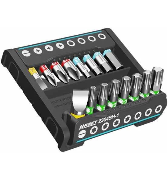 Hazet SmartHolder Mit 16 Bits, Kurz, Sechskant Massiv 6,3 (1/4"), Schlitz Profil, Kreuzschlitz Profil PH, Innen Sechskant Profil, Innen TORX Profil, 0 3 Hazet SmartHolder Mit 16 Bits, Kurz, Sechskant Massiv 6,3 (1/4"), Schlitz Profil, Kreuzschlitz Profil PH, Innen Sechskant Profil, Innen TORX Profil, 0