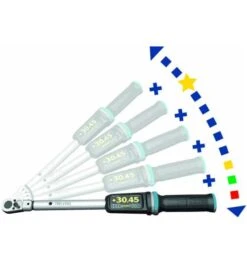 Hazet Elektronischer Drehmoment-/Drehwinkel-Schlüssel, 10 - 100 Nm, 7.5 - 75 Lbf.ft, Toleranz: 1%, Einsteck-Vierkant 9 X 12 Mm -Werabahco Verkaufe hazet drehmoment schluessel 1472225 czm