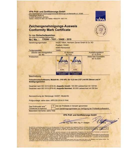 Hazet HiPer Feinzahn-Umschaltknarre, Lang, Vierkant Massiv 12,5 Mm (1/2") 14 Hazet HiPer Feinzahn-Umschaltknarre, Lang, Vierkant Massiv 12,5 Mm (1/2") – Bild 12