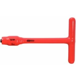 KS Tools 3/8" Festeingestellter T-Griff-Drehmomentbegrenzer Mit Schutzisolierung, 18 Nm