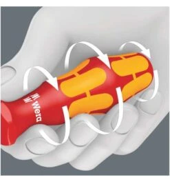 Wera 162 IS PH/S VDE-isolierter Schraubendreher Mit Reduziertem Klingendurchmesser Für PlusMinus Schrauben (Phillips/Schlitz), # 2 X 100 Mm -Werabahco Verkaufe kombiklinge plus minus klemmschrauben schraubendreher 762508 czm