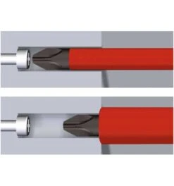 Wiha Schraubendreher SoftFinish Electric SlimFix PlusMinus/Phillips (35503) -Werabahco Verkaufe kombiklinge plus minus klemmschrauben schraubendreher 949698 czm 3