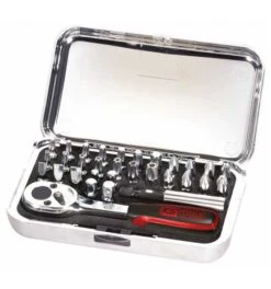 KS Tools 1/4" CHROME Bit-Satz, 31-tlg. Hochglanz Bits