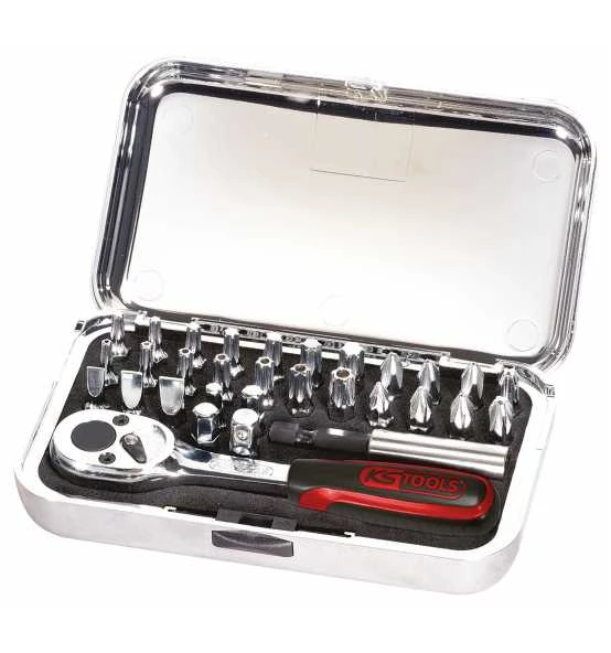 KS Tools 1/4" CHROME Bit-Satz, 31-tlg. Hochglanz Bits 3 KS Tools 1/4" CHROME Bit-Satz, 31-tlg. Hochglanz Bits