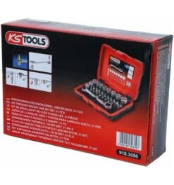 KS Tools 1/4" + 11 Mm Durchgangs-Steckschlüssel- Und Bit-Satz, 31-tlg. -Werabahco Verkaufe ks tools bit satz 1456912 czm