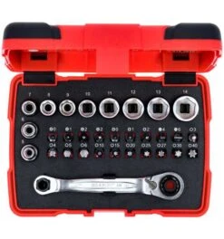 KS Tools 1/4" + 11 Mm Durchgangs-Steckschlüssel- Und Bit-Satz, 31-tlg. -Werabahco Verkaufe ks tools bit satz 1456913 czm