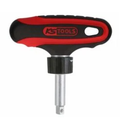 KS Tools 1/4" ERGOTORQUEmax T-Griff-Umschaltknarre, 45 Zahn