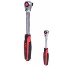 KS Tools Umschaltknarren-Satz SlimPOWER, 2-tlg. 1/4"+1/2"
