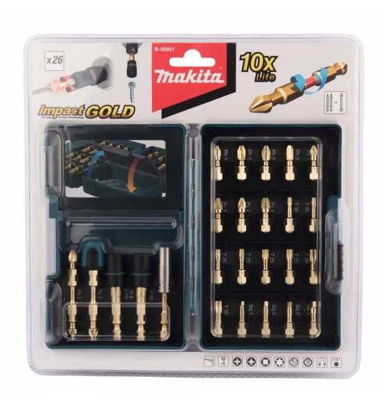 Makita Torsion Bitset, 26-tlg., 25 Mm, 65 Mm 4 Makita Torsion Bitset, 26-tlg., 25 Mm, 65 Mm – Bild 2