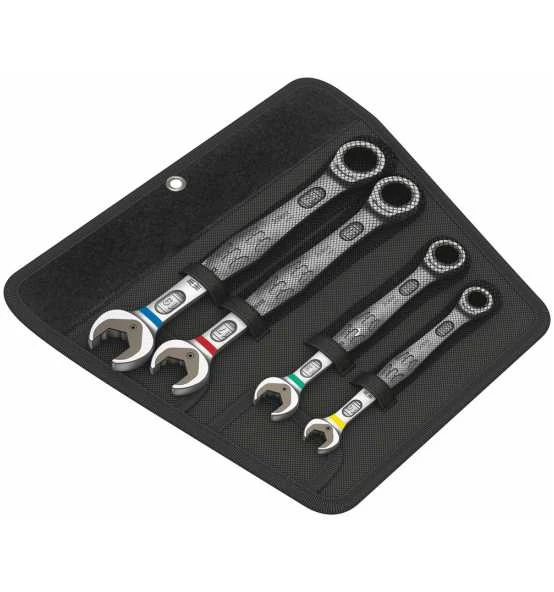 Wera 6000 Joker 4 Set 1 Maul-Ringratschenschlüssel-Satz, 4-tlg. 3 Wera 6000 Joker 4 Set 1 Maul-Ringratschenschlüssel-Satz, 4-tlg.